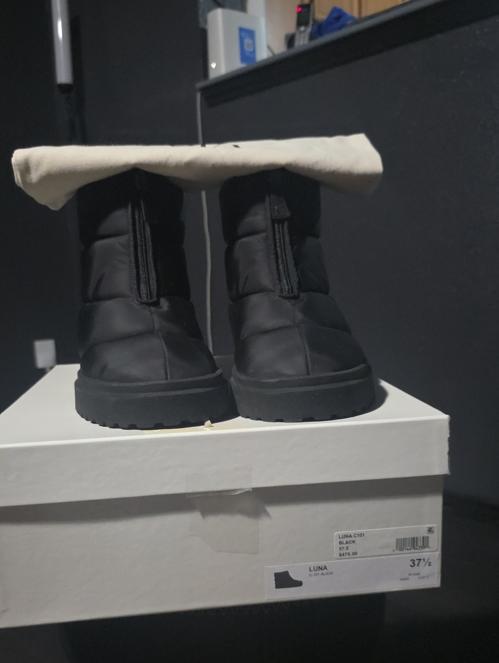 Women's GIABORGHINI COUTURE Black Winter Zip-Front Boots